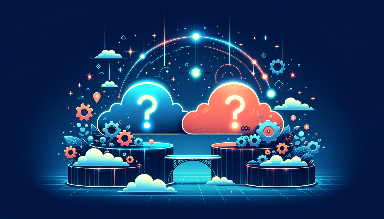 WordPress.com vs WordPress.org comparison - split screen showing both platforms side by side