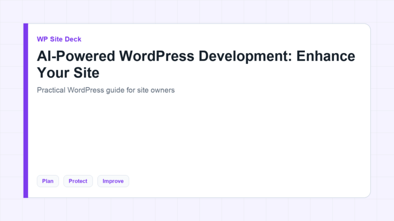 Featured image for AI-Powered WordPress Development: Enhance Your Site