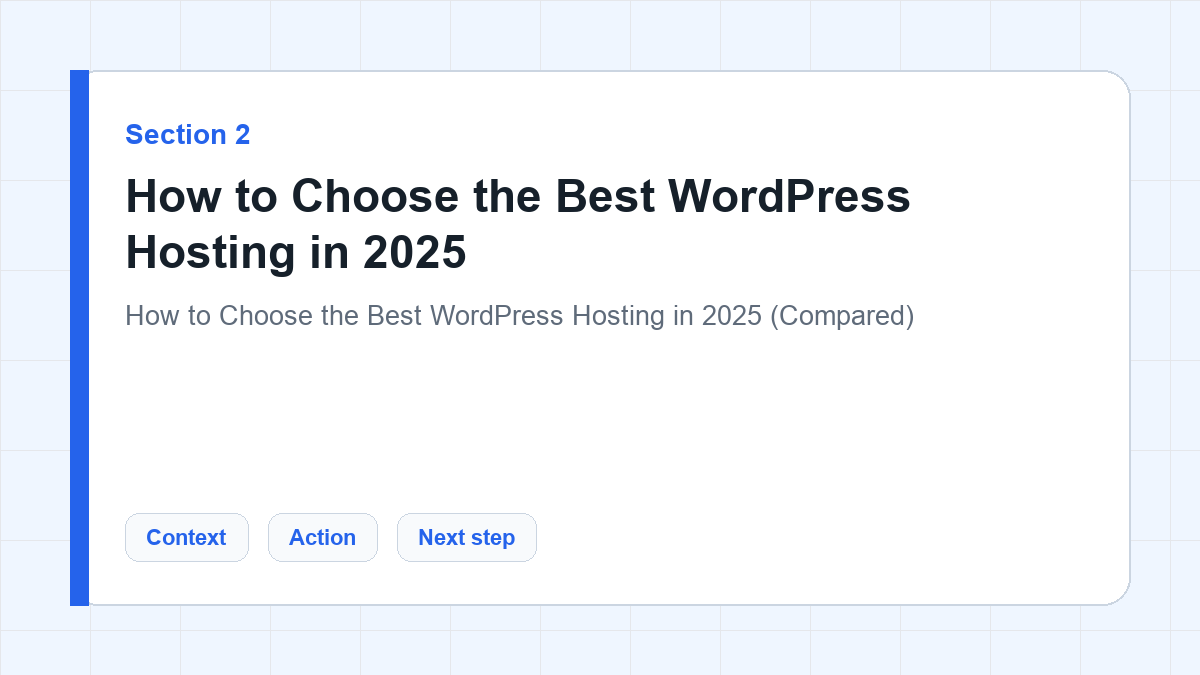 How to Choose the Best WordPress Hosting in 2025 section illustration for How to Choose the Best WordPress Hosting in 2025 (Compared)
