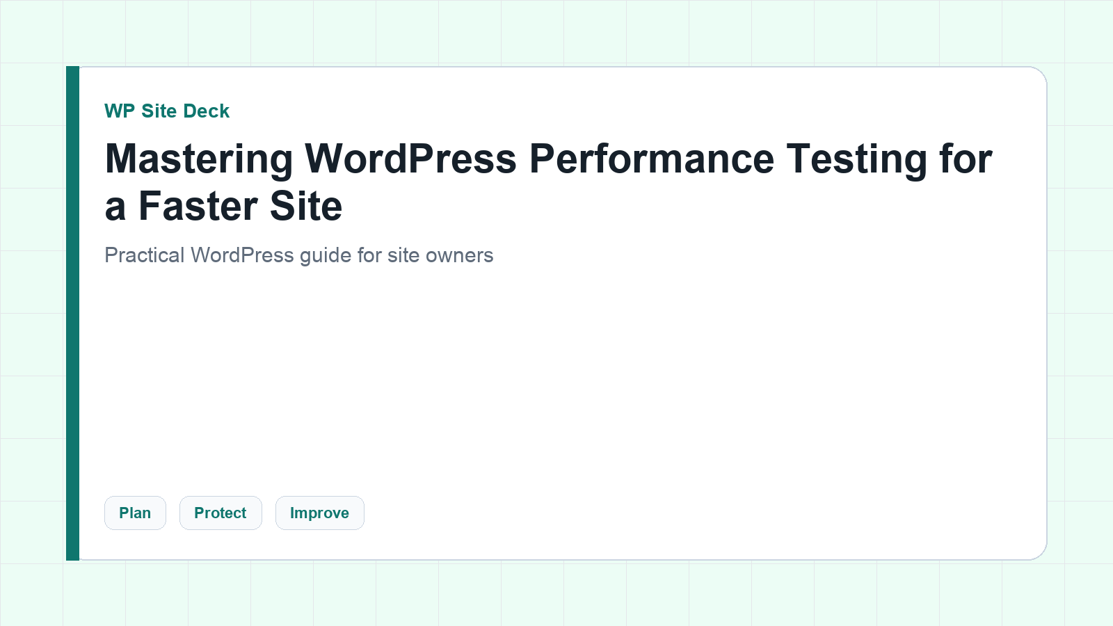 Featured image for Mastering WordPress Performance Testing for a Faster Site