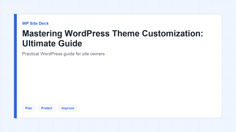 Featured image for Mastering WordPress Theme Customization: Ultimate Guide