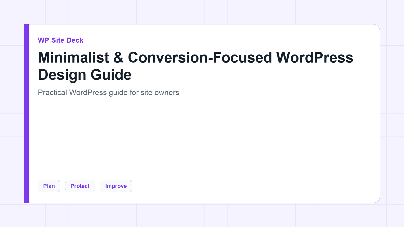 Featured image for Minimalist & Conversion-Focused WordPress Design Guide