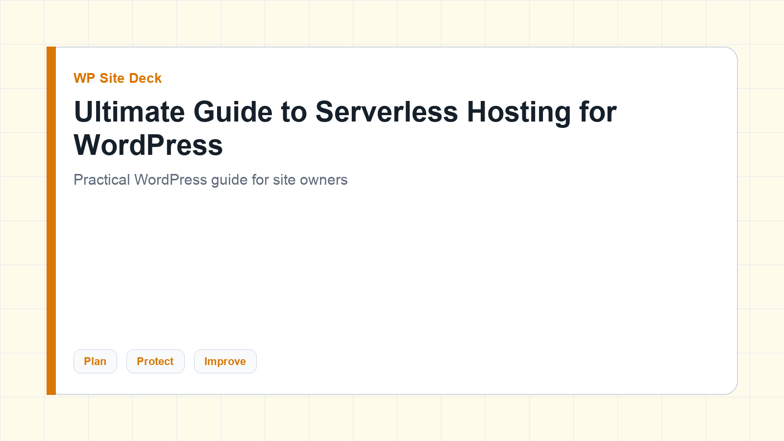 Featured image for Ultimate Guide to Serverless Hosting for WordPress