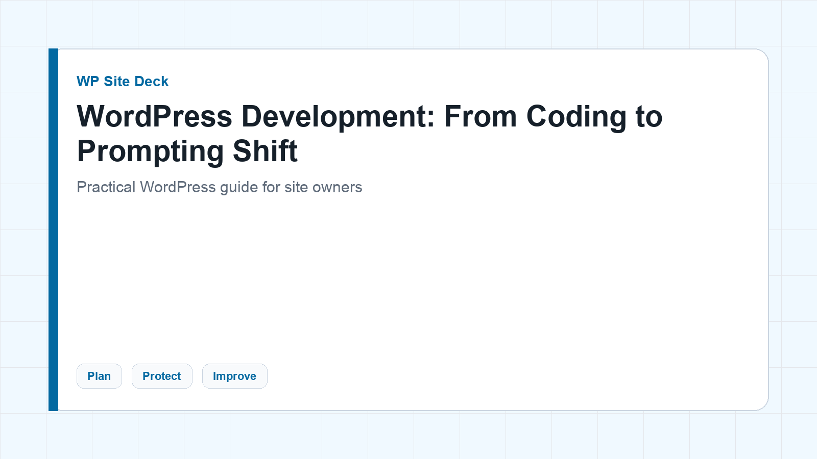 Featured image for WordPress Development: From Coding to Prompting Shift
