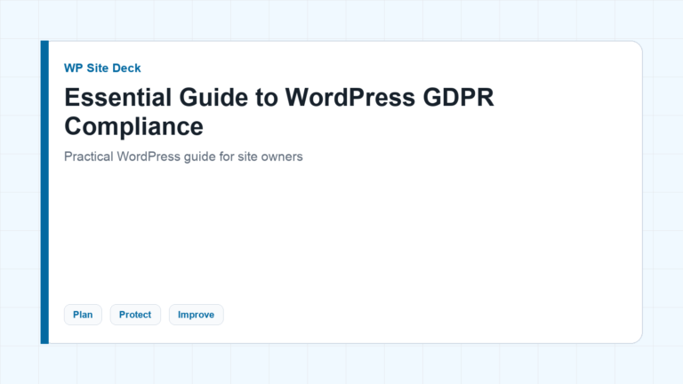 Featured image for Essential Guide to WordPress GDPR Compliance