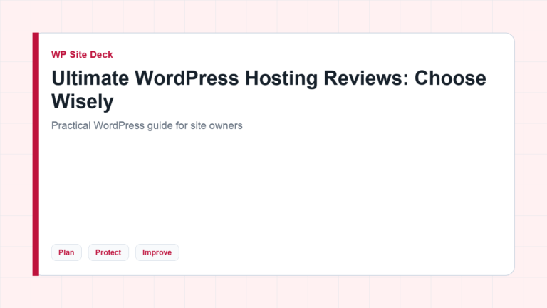 Featured image for Ultimate WordPress Hosting Reviews: Choose Wisely