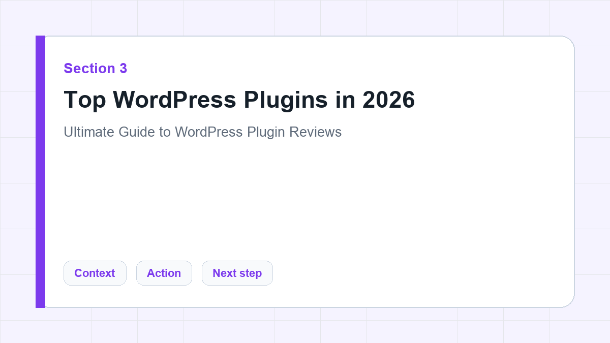 Top WordPress Plugins in 2026 section illustration for Ultimate Guide to WordPress Plugin Reviews