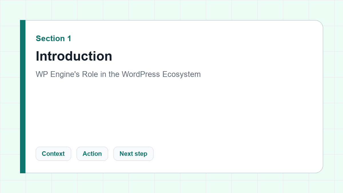 Introduction section illustration for WP Engine's Role in the WordPress Ecosystem